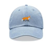 Fox Cappello Baseball Vintage Slavato Unisex Papà Carino Padri Giorno Animale
