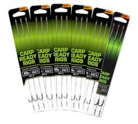 Fox Carp Ready Rigs Wide Gape - 3 scomparti per carpa, misura 4 Barbless