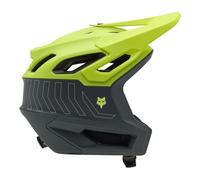 Fox Casco Bici DROPFRAME PRO Runn Giallo Fluo Unisex-Adult, Yellow, L