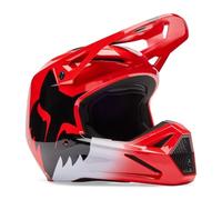FOX CASCO CROSS YOTH V1 SHIELD RED