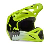 FOX CASCO CROSS YOTH V1 SHIELD YELLOW FLUO