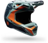 Casco Cross Fox V1 Image Stampa Blu ArticoM Blu Artico