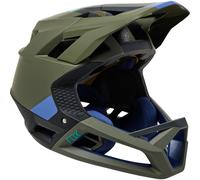 FOX CASCO MTB PROFRAME HELMET BLOCKED OLIVE GREEN
