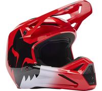 FOX V1 Shield Casco da motocross giovanile, rosso, Taglia Y/M (51/52)