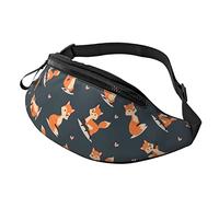 Fox Casual Uomo Donna con cinturino regolabile Foro per auricolari per sport all'aria aperta Corsa Viaggi Escursionismo Campeggio Ciclismo
