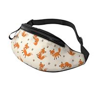 Fox Casual Uomo Donna con cinturino regolabile Foro per auricolari per sport all'aria aperta Corsa Viaggi Escursionismo Campeggio Ciclismo