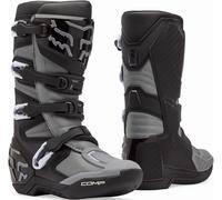 FOX Comp 2023 Stivali da motocross giovanile, nero/grigio, Taglia 6