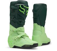 FOX Comp Bicolor Stivali da motocross, Verde scuro/verde chiaro, Taglia 11