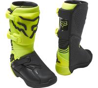 FOX Comp Stivali da motocross giovanile, nero-giallo, taglia 40 37 per maschi