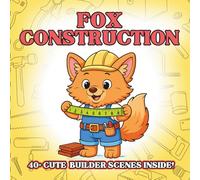 Fox Construction: Cute Construction Animal Coloring Book for Kids - Fluffy Fox Builders, Tiny Tools, Easy Outlines, Creative Building Play for Toddlers & Preschoolers