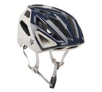 Fox Crossframe Pro - casco bici S White/Blue unisex Mips,Boa Fit System