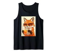 Fox Cute Sly w Ice Tee Giappone Kawaii Anime Canotta