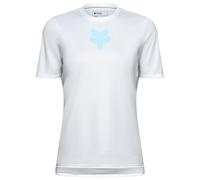 FOX Damen Ranger Foxhead Bikeshirt, Größe L, Radtrikot, Fahrradbekleidung|FOX blu