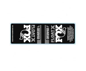 Fox Decal: 2022 P-Elite, Float X, Resy, Short, SH (37,5-45 mm), 024-13-239