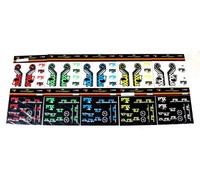 FOX DECALS KIT 2015 AM HERITAGE FORK and SHOCK (vari colori)