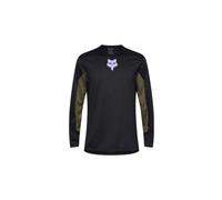 Fox defend park junior maglia a maniche lunghe nera
