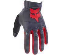 FOX Dirtpaw CE Guanti da motocross, grigio-rosso, taglia S
