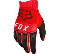 FOX Dirtpaw Guanti Motocross, nero/rosso, Taglia 2XL