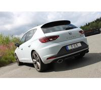 Fox Duplex Marmitta Scarico Sportivo Posteriore per Sedile Leon 5F Cupra