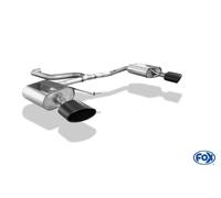 Fox Duplex Marmitta Scarico Sportivo Silenziatore per Seat Leon 5F St Cupra 300