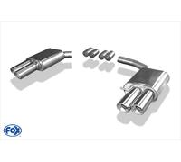 Fox Duplex Scarico Sportivo Silenziatore per Audi A4/A5 Quattro Tipo B8