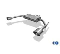 Fox Duplex Scarico Sportivo Silenziatore per Opel Signum Codone 2,0l 2,8l