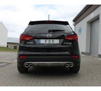 Fox Duplex Sistema Di Scarico Per Hyundai Santa Fé 4x4 - DM 2.2L D 145KW