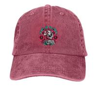 Fox E Fiore Unisex Cappello da Cowboy Cotone Berretto da Baseball Regolabile Trucker Cappellino per Campeggio Pesca Caccia