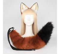Fox Ears Tail Anime Cosplay Costume Kit Copricapo Fascia Accessori per capelli