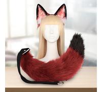 Fox Ears Tail Anime Cosplay Costume Kit Copricapo Fascia Accessori per capelli