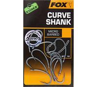 Fox Edges Armapoint Curve Shank Hooks - 10 ganci per la pesca alla carpa, gancio per carpa, misura 4