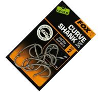 Fox Edges Curve Shank X - 10 ganci per carpa, misura 2