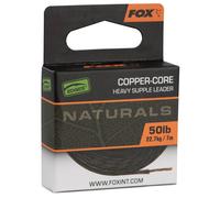 Fox Attrezzatura da pesca per carpe Edges Naturals Copper-Core – 50Lb (22,7 kg) 7 m