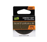 Fox Edges Naturals Coretex SOFT TRECCIATO PER RIG CARP FISHING AGONISMO 20mt