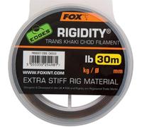 Fox Edges Rigidity Chod Filamento 30 m Trans/Kaki - Cavo per la pesca alla carpa - Cavo per la pesca alla carpa - Vano per la carpa e la carpa, diametro/portata: 0,57 mm / 30 lb / 13,64 kg di