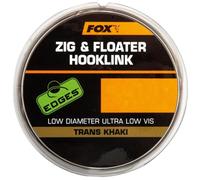 FOX EDGES™ zig & floater hooklink Trans Khaki 15lb