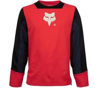 Fox Enfants Defend Elevated Maillot, Red, 152 Maglie Ciclismo, Rosso Fluorescente, EU 20 Unisex-Bambini e Ragazzi