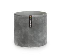 Fox&Fern Vaso da fiori - adatto per supporto da fiori Fox&Fern - fioriera con tappo di drenaggio - per piante da interni ed esterni, Piccolo, calcestruzzo