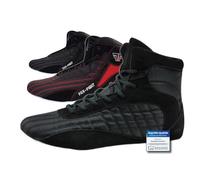 FOX-FIGHT Scarpe da, Nero Rosso B7, 39 EU