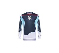 Fox flexair elevated maglia a maniche lunghe blu bianco uomo