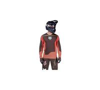 Fox flexair elevated maglia a maniche lunghe marrone corallo