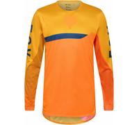 FOX Flexair Fracture Maglia da motocross, giallo/arancione, Taglia 2XL