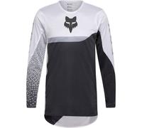 FOX Flexair Fracture Maglia da motocross, nero/bianco/grigio, Taglia M