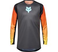 FOX Flexair Grid Maglia da motocross, nero-arancione, taglia L per maschi