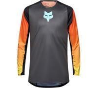 Fox Maglia da motocross Flexair Grid nero-arancione Taglia M per maschi
