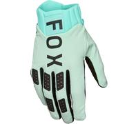 FOX Flexair Guanti da motocross, nero-turchese, taglia XL per maschi