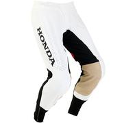 FOX Flexair Honda 2023 Pantaloni Motocross, bianco/nero, Taglia 36