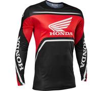 FOX Flexair Honda Maglia Motocross, rosso/nero, Taglia S