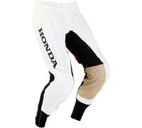 FOX Flexair Honda Pantaloni da motocross, Bianco/nero, Taglia 30