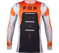 FOX Flexair Magnetic Maglia Motocross, nero-bianco-arancione, taglia 2XL per maschi